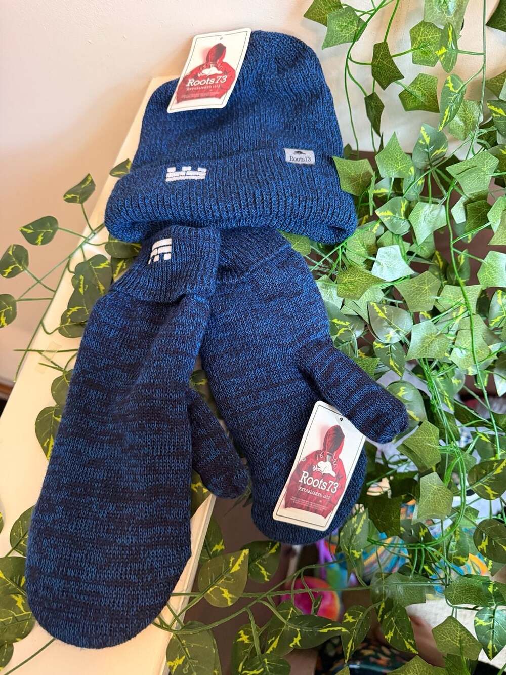 Roots 73 Virden Knit Toque And Maplelake Mittens